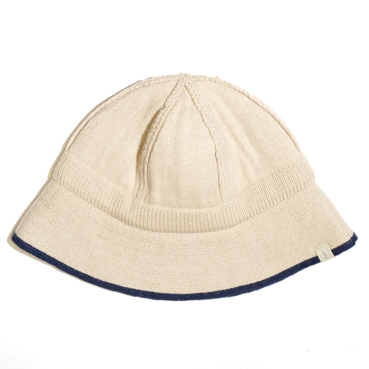 Knit Bucket Hat / White
