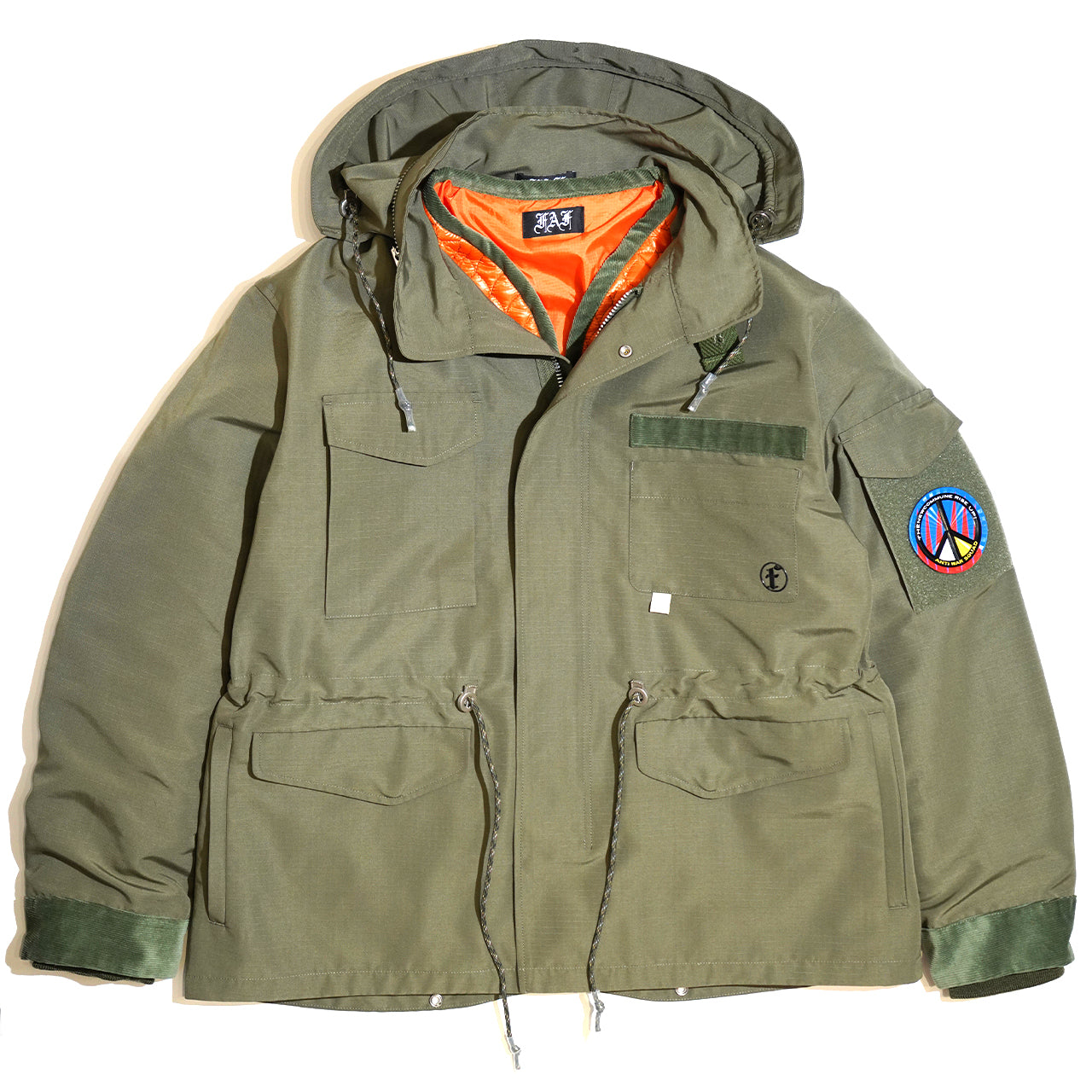 NEWCOMMUNE Souvenir military Jacket / Khaki