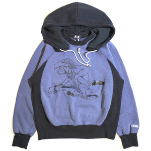 NEWCOMMUNE 2 way Hoodie / Navy