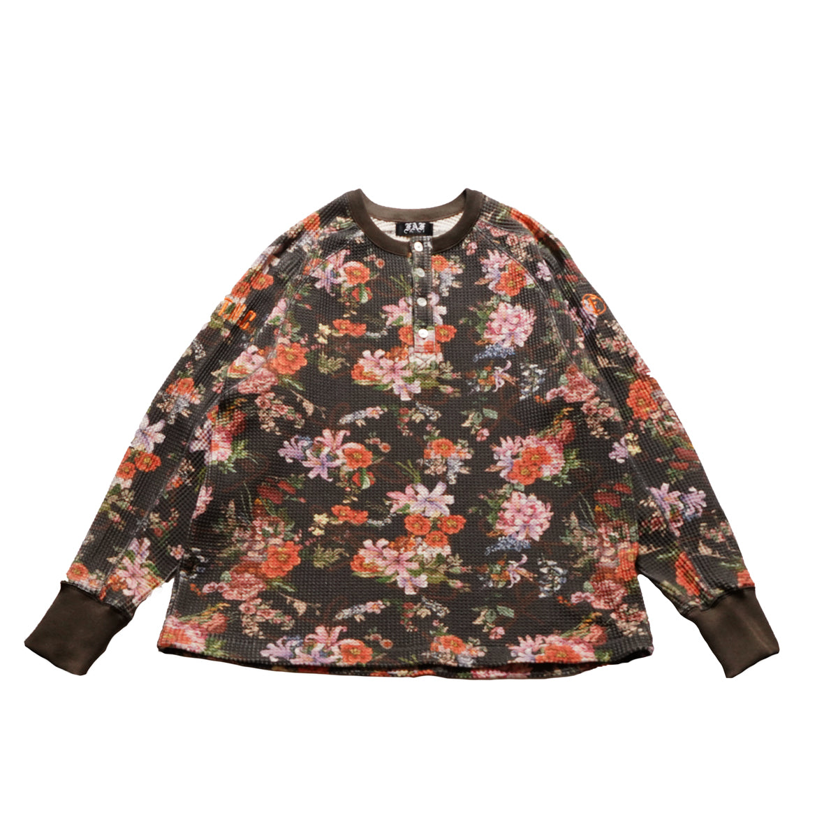 Thermal Henley Shirts / Flower