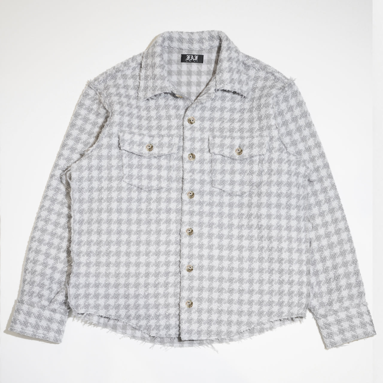 Houndstooth Boro Shirts / Gray